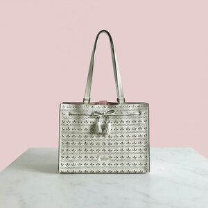 Kate Spade Laser Cut Handbag With Tassel NWOT!!!